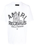 Amiri Records Wolf Printed T-Shirt in White